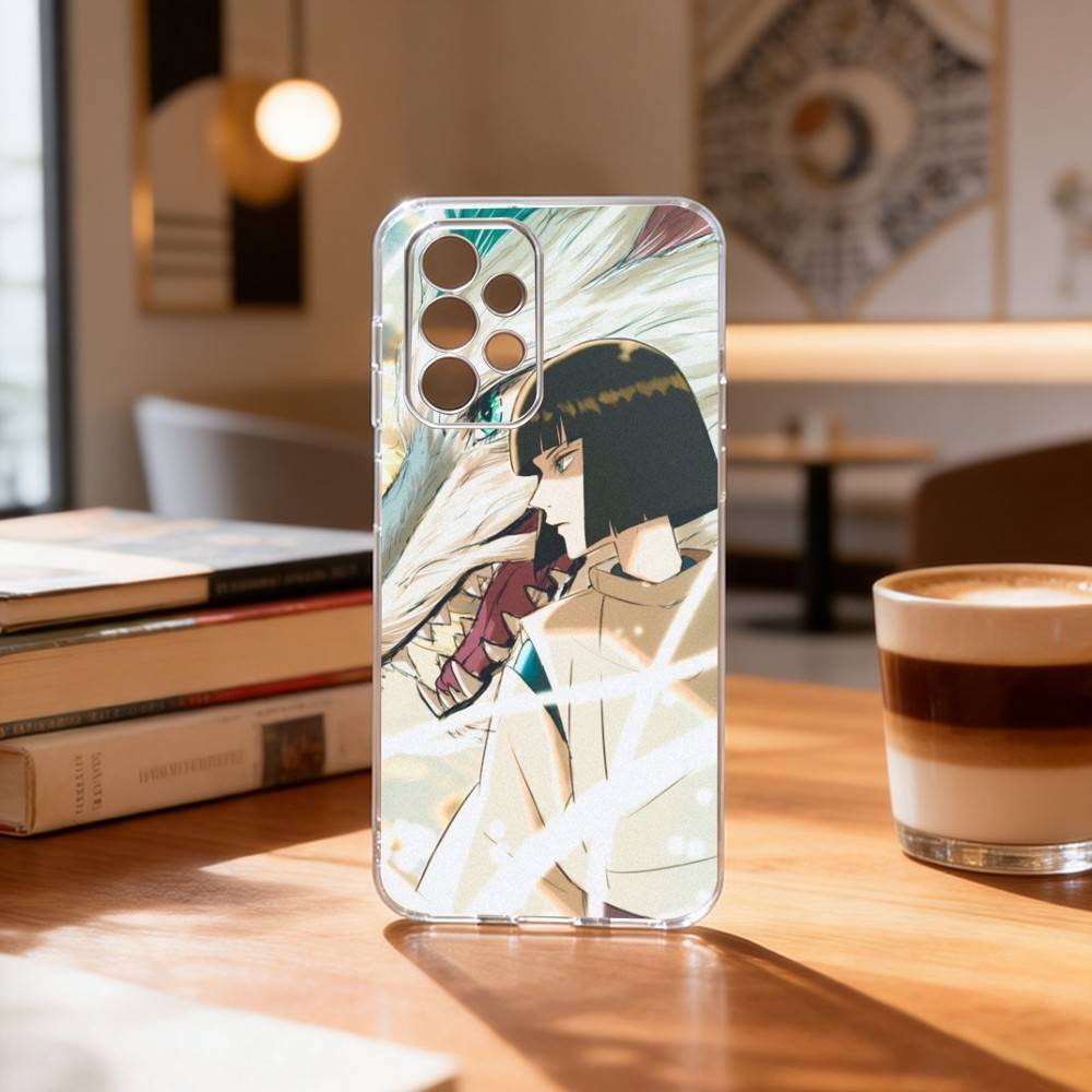 Spirited Away H-Haku C-Chihiro Phone Case Transparent Silicone Soft For Samsung S25,S24,S21,S22,S23,S30,Ultra,S20,Plus,Fe