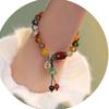 Color Light Luxury Temperament Bracelet Chinese Lotus Seed Ruyi Pendant Bracelet National Trend With Retro Boudoir Bracelet Jewe