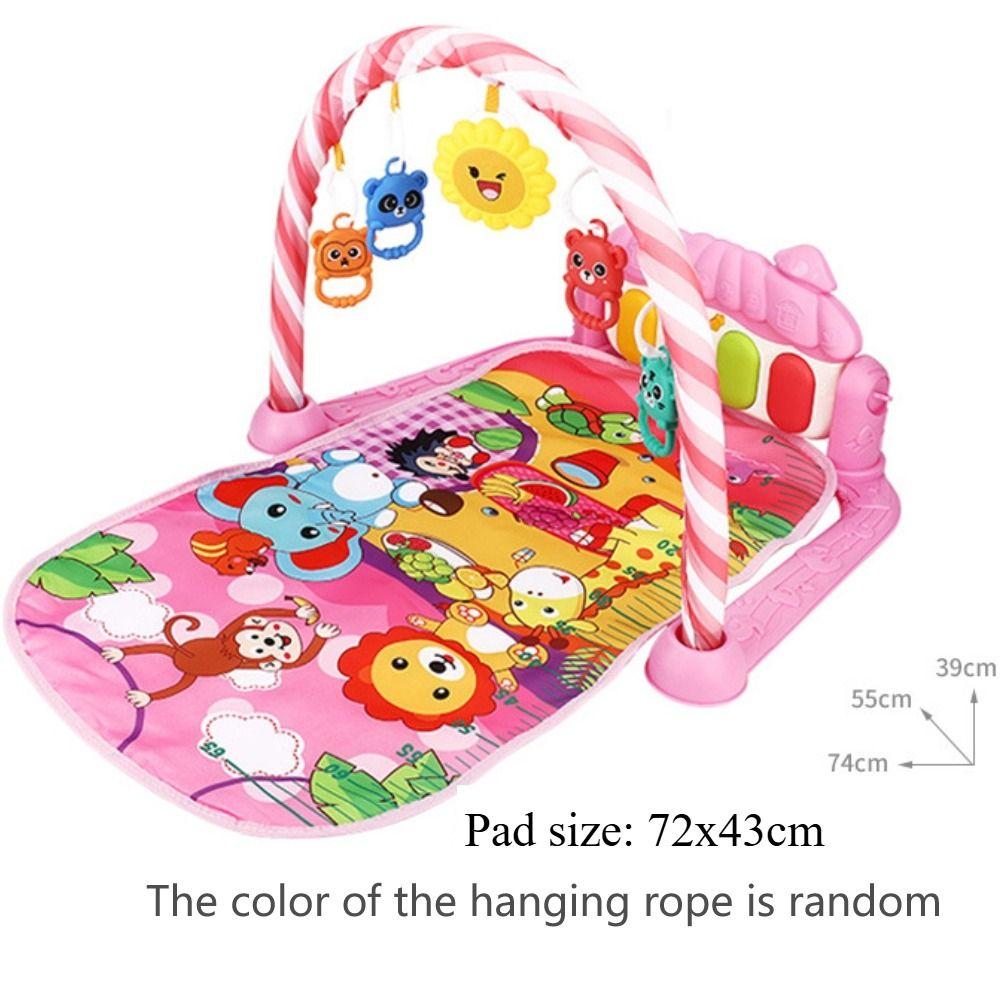 Music Rack Newborn Activity Gym Toy Early Education Infant Crawling Blanket Pedal  Gifts