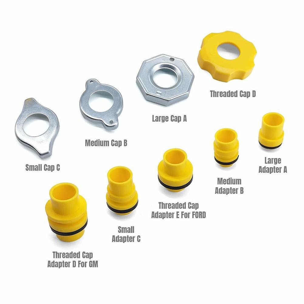 Brand New With Valve Switch High Quality No-Spill Coolant Funnel Kit