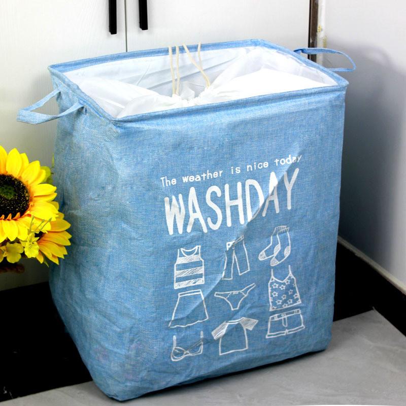Modern Simple Laundry Basket With Foldable Design For Bedroom And Hotel Use