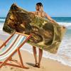 Lord Rings Print Beach Towel, Large Soft Quick Dry Towel for Beach Camping Swimming