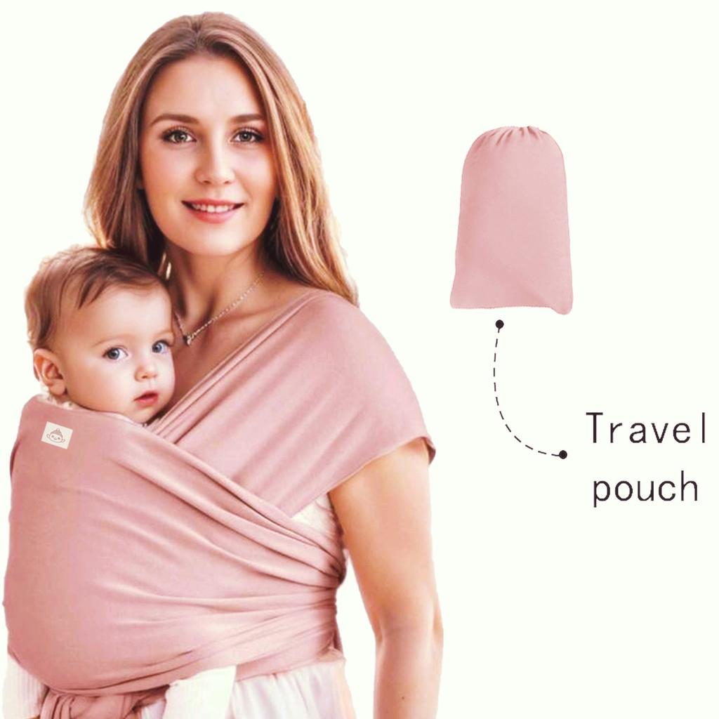Baby Wrap Carrier, Soft and Adjustable for Newborns from 3 To 12 Months Old