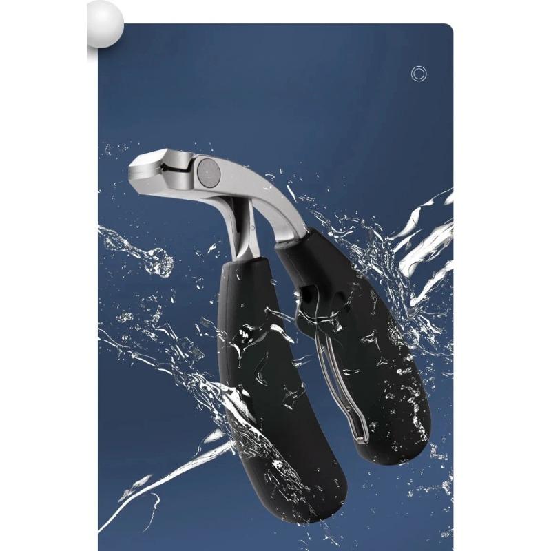 Curved Head Anti-splash Toenail Clippers Large Opening Design Professional Nail Cutter for Thick Hard Toenails Elderly Use