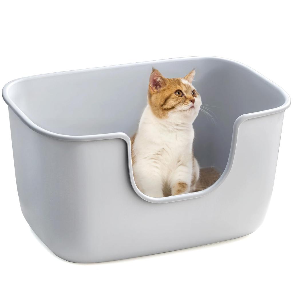 Cat Toilet Large Cat Toilet Body Comfortable Wide Open Type Low Entrance Clean Cat Toilet Large Shatterproof Integrated Molding Easy To Clean X X 30