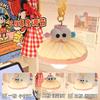 Eye Protection Hanging LED Night Light Remote Control 3 Lighting Models Dopamine Bedside Lamp Cartoon Big Eyes Design Warm Light