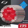 Xinchengfeng Diamond Saw Blades: 10-Piece Set for Concrete and Rebar Cutting