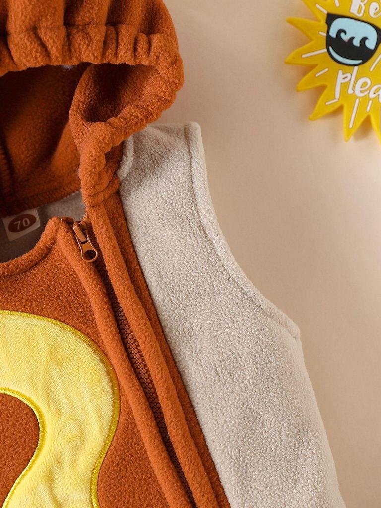Newborn Hooded Romper & Diaper Cover: Triangle Pants Design, 0-2 Years Baby Crawling Suit