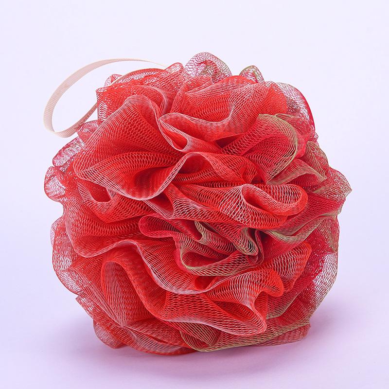 

Colorful Large Bath Sponge - 50g Showering Scrub Ball Bath Flower In Stock красный