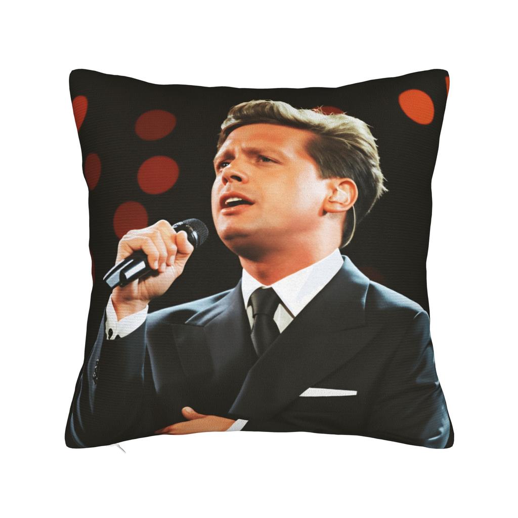 Singer L-Luis M-Miguel Pillow Cover  Retro Trendy Pillow Case For Sofa Couch Bed Living Room Soft Pillowcases Birthday Present