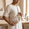 Crossbody Bag Usalover925 Multicolor Quilted Cotton Tiger Print Crossbody Bag 08