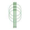 Plant Support Stand with Adjustable Rings Stable Construction Non-Fading Simple Installation Climbing Plants Stake Cage Frame