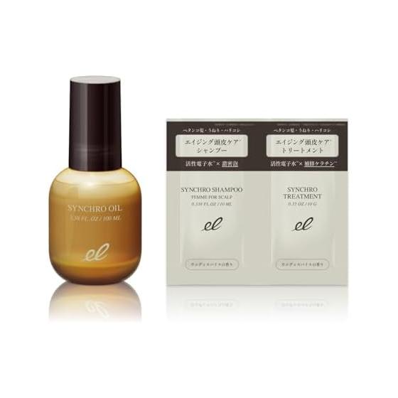 [Official] ELECTRON Synchro Oil 100ml [FOR SCALP] Hair oil with sample pouch