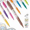 Flair Metallic Brush Pens Multicolor Pack Of 1 X 10 Flexible Tip For Calligraphy Lettering Art Smooth Smudge Free Writing