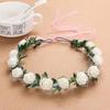 Forest Series Flower Crown For Women Exquisite Simulated Floral Hair Crown Spring Hair Decor Wreath, for Wedding Use