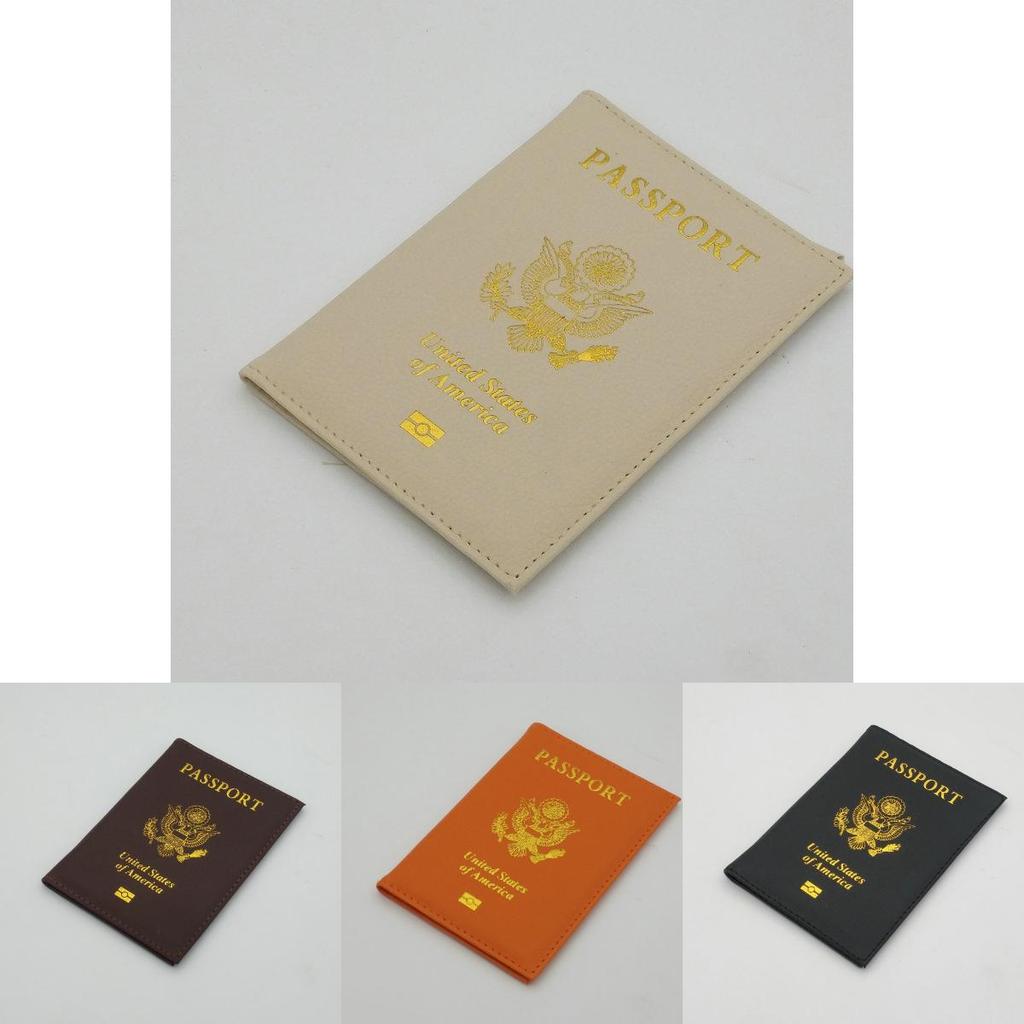 Vibrant Candy Color Passport Travel Organizer Holder Card Case Protector American Cover