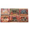 Carnival Circus Scenery Sticker Pack: 15 Sheets, 6 Styles