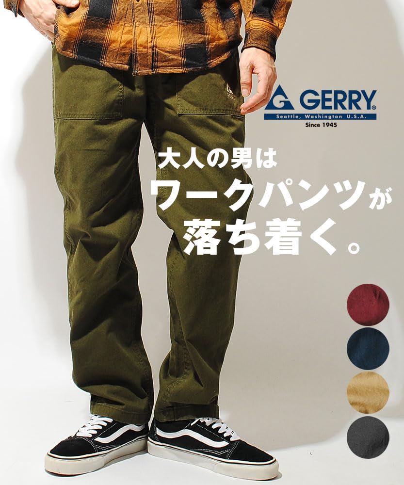 Gerry Herren Kletter Baker Hose, Tapered Silhouette Baumwoll-Twill Chinos (JP, Alphabet, XL, Marineblau)
