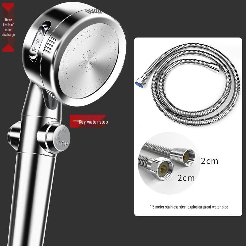 Zhuangluhua Pin Pressurized Shower Head with Hose