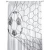 Fußball Fußballnetz Skizze Transparente Vorhänge zur Wohnzimmerdekoration Fenstergardinen für Küche Tüll Voile Organza Vorhänge