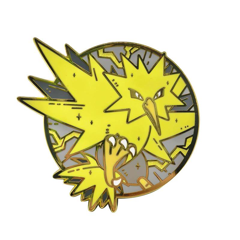 Anime Game Pokemon Hard Enamel Pins Cute Cartoon Gengar Brooches On Clothes Lapel Badges Metal Jewelry Accessories