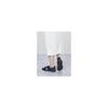 [Pansy] 4447 Open-toe shoes for women, 3E width, mesh knit, 24.5cm, navy.