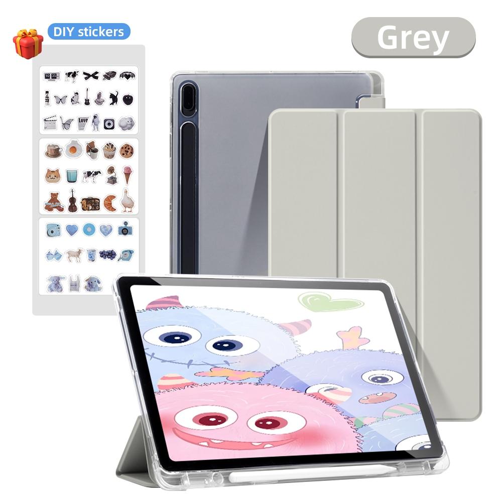Pouzdro pro Samsung Galaxy Tab A8 10.5 A9 Plus S9 FE Plus S8 Plus S7FE Plus S6 Lite Průhledné pouzdro s držákem na tužku
