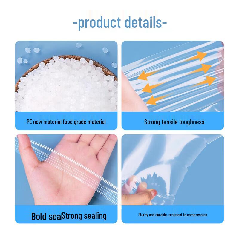 Churong Thick Transparent Self-Sealing Bags