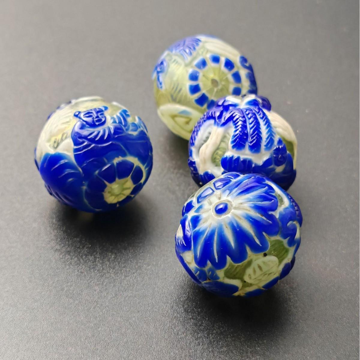 

Винтажный браслет-ожерелье из перегородчатой эмали и стекла со случайным узором из бусин Loose Beads