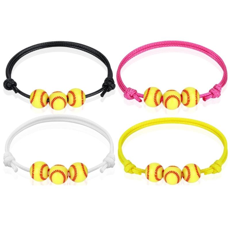 12Pcs/20Pcs Soft Clay Beaded Sports Bracelet Set Colorful Stretchy Wristbands for Casual Wear and Outdoor Activities