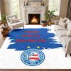 Esporte Clube Bahia Carpet Door Mat for Living Room or Bedroom Protective Mat Under Chair Office Decoration Christmas Gift Birthday Present