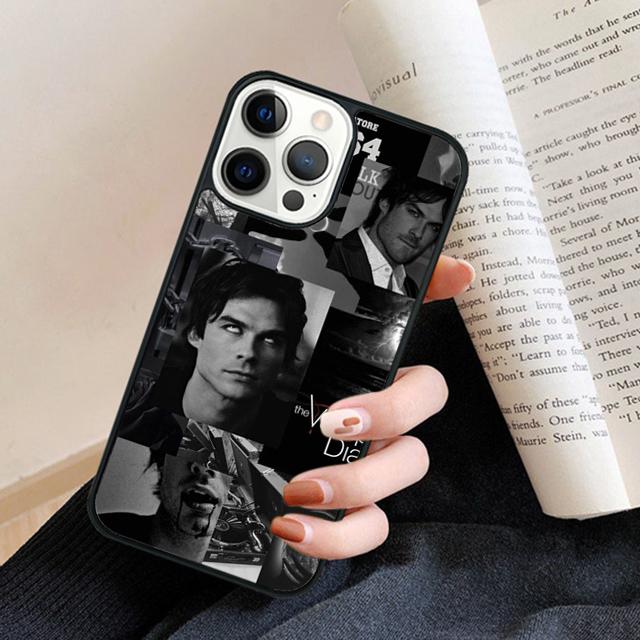 Damon Salvatore Phone Case Cover For iPhone 17 Air 16 15 14 plus 11 12 13 pro max coque Shell Fundas