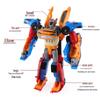 Korean Transforming Tobot Brothers: Triple Combination 3-Pack - Educational Anime Car-Robot Toy for Kids