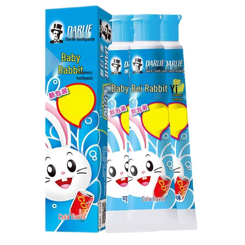Darlie Baby Rabbit Strawberry Kids Fluoride Toothpaste 40g