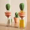 180ml Läcksäker Oljeflaska med Silikonborste Glasfiltrering Residoljebehållare Flaska Matlagningsverktyg