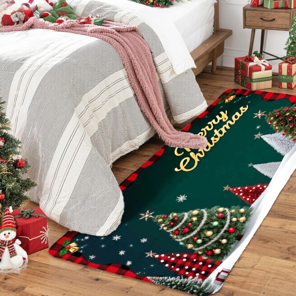 1 ks kuchyňské koberce proti únavě Vánoční voděodolná protiskluzová tlustá polstrovaná kuchyňská podložka Pohodlná podložka do kuchyně pro vysoké zatížení