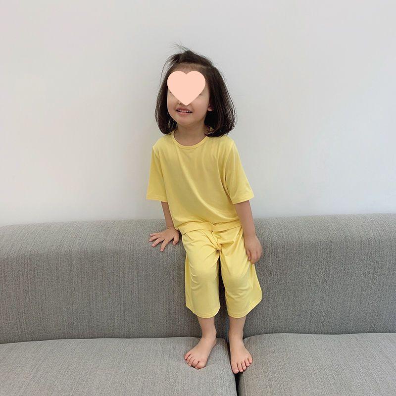 Children's Summer Modal Pajama Set - Soft, Lightweight, and Loose Fit for Boys and Girls