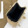 Fashion Women Crossbody Knit Bag Party Banquet Glitter Bag for Ladies Exquisite Wedding Clutch Handbag Shoulder Bag Chain