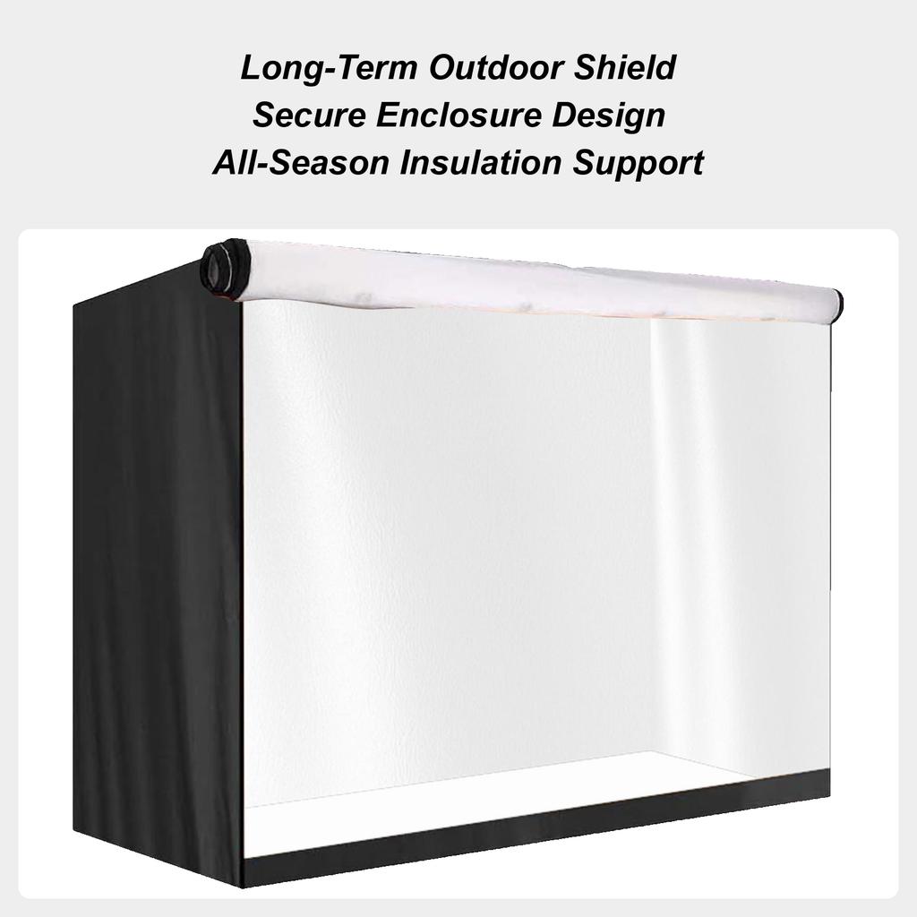 Capa Protetora Contra Poeira para Gaiola de Coelho Dupla Tecido Oxford Capa para Gaiola Externa com Zíper Habitat para Coelho Impermeável Suprimentos de Proteção de Inverno para Animais de Estimação