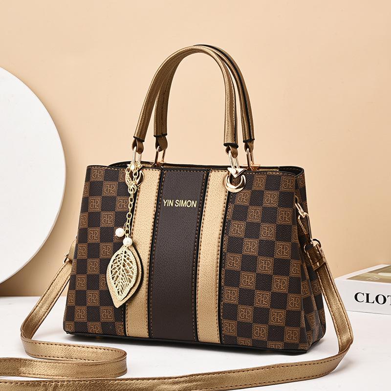 

Новая сумка День матери отправить маме сращивание универсальная сумка-мессенджер атмосферная большая вместимость на плечо женская сумка