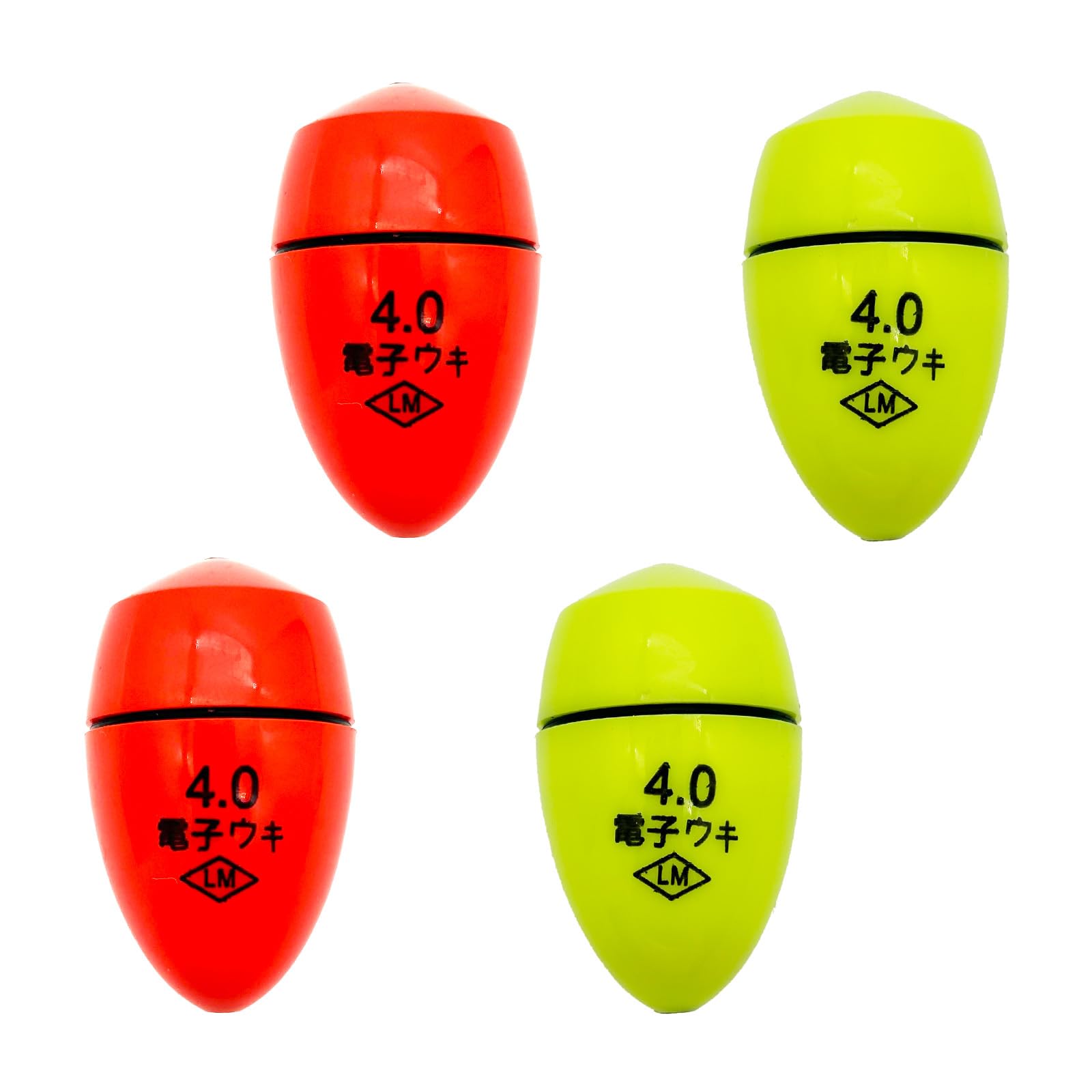HALSUN LED Electric Float, Cone Float, Fukase Fishing, Ball Float, No. 4