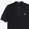 Fred Perry [Sharp] Textured Front Knit Polo Shirt (102) Afpm2417643-102