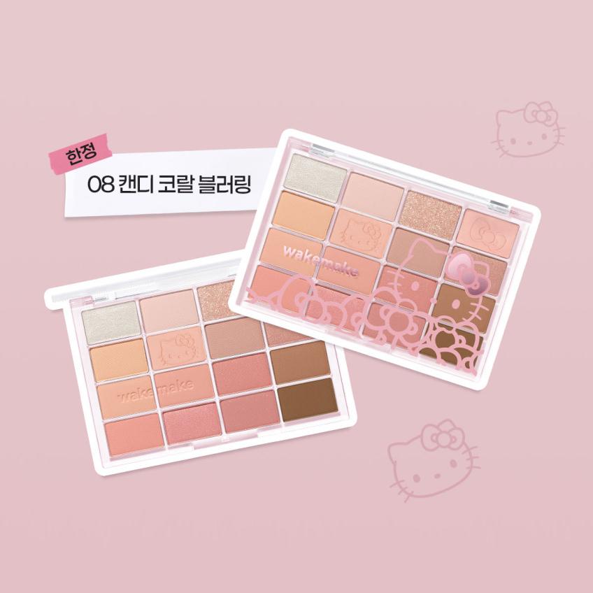 WAKEMAKE Soft Blurring Eye Palette [Hello Kitty Edition] 14g