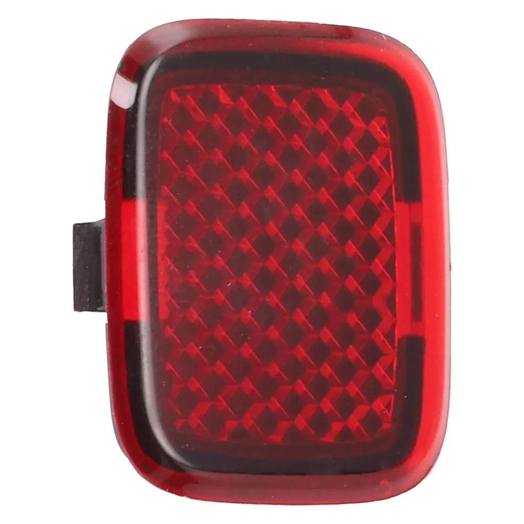 Improve Nighttime Visibility Front Reflector Lamp Door Light for Tesla Model 3 2017 2024, Red Reflective Design