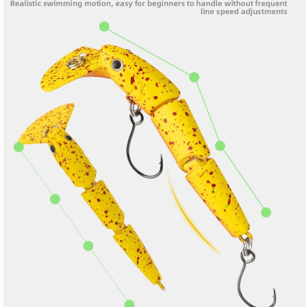 67mm Length Minnow Crank Bait 3 Joints Artificial Bait Artificial Wobbler Lure Stream Fishing