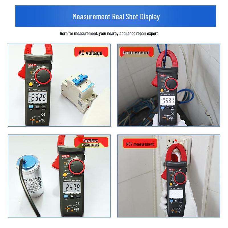 UNI-T UT201/UT202 High Precision Digital Clamp Multimeter Voltmeter