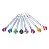 9Piece Watch Repair Screwdriver Set Colorful With Rotating Base 9 Spare Bits Phone Jewelry Glasses Screw Remover