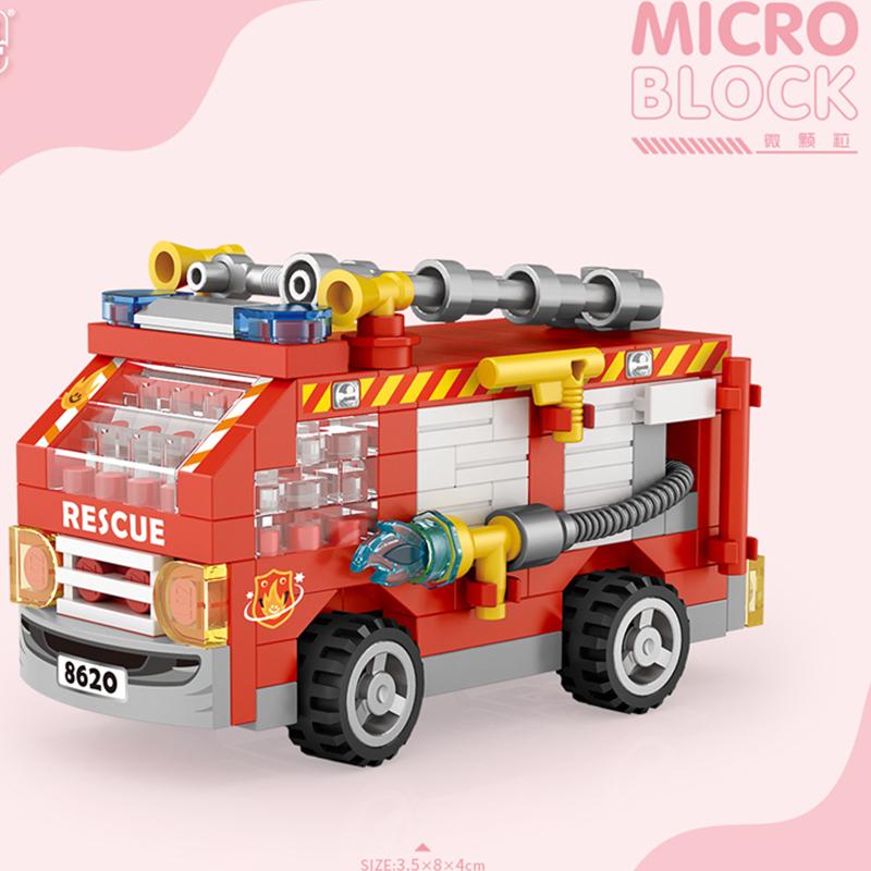 DIY MOC City Super Sports Car Motorcycles Off-Road Vehicles Racers Police Fire Trucks Famous Building Blocks Bricks Kits Model