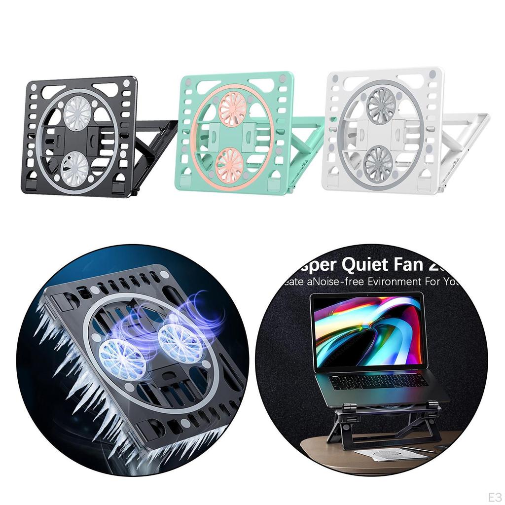Laptop Cooling Pad with 2 Fans Light-Weight Cooler Stand for Notebook