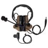 7.1mm Military Headset Professional Noise Canceling Electronic Shooting Earmuffs with U94 PTT for Yaese VX‑3R